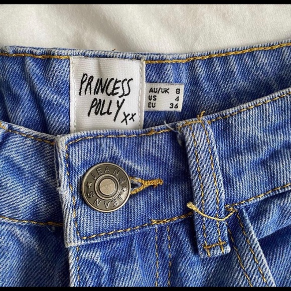 Princess polly denim shorts - Picture 3 of 4